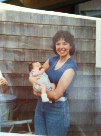 That's Mama Staffaroni holding little Emma! She was dreaming sweet baby dreams of feminism and social justice.